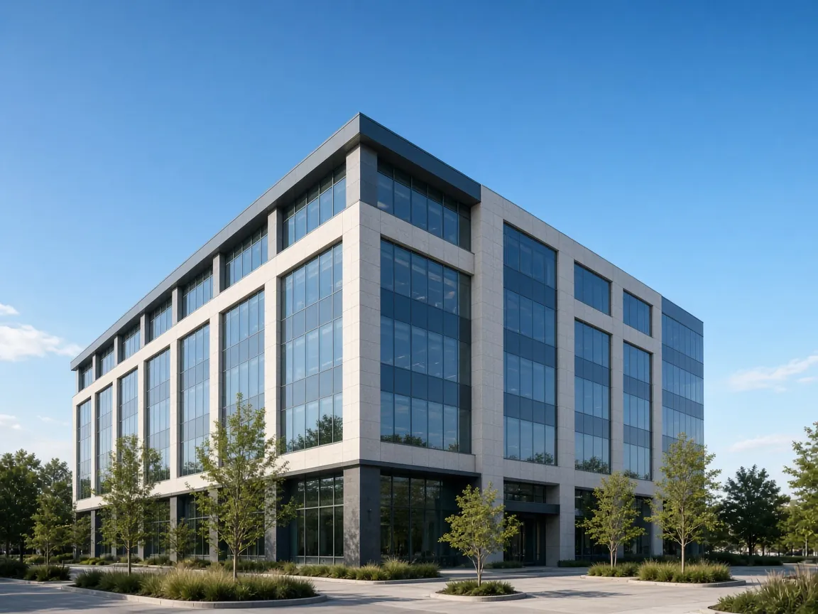 Modern commercial office building